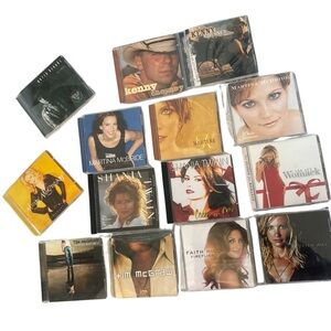 14 country cd’s KENNEY CHESNEY, Shania Tim McGraw,Faith Hill,Garth Brooks
